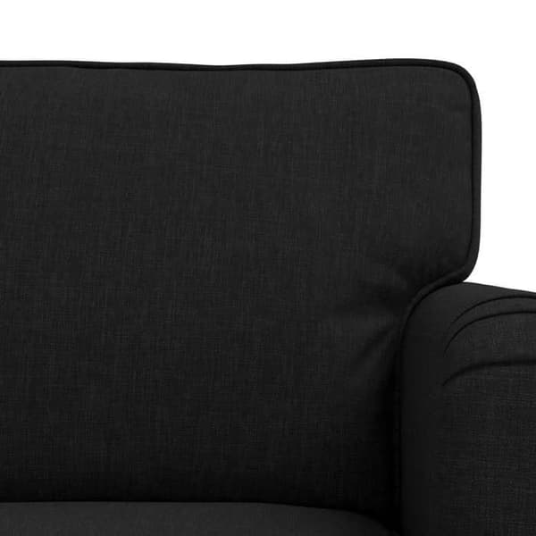 Maison Exclusive - 2-delars soffgrupp i svart tyg