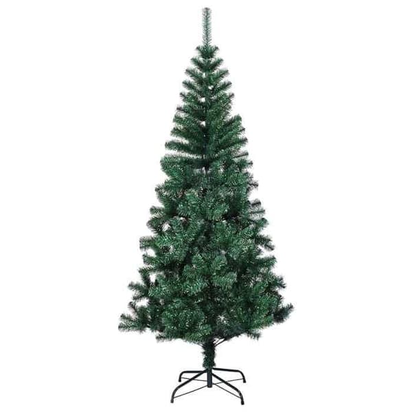 Maison Exclusive - Julgran i konstmaterial med iriserande spetsar Grön 120 cm PVC Grön iriserande