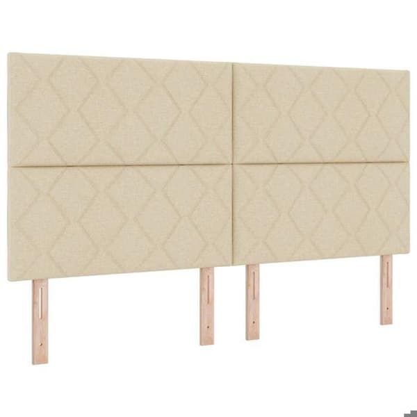 Maison Exclusive - Hovedgærde Creme 180 cm stof