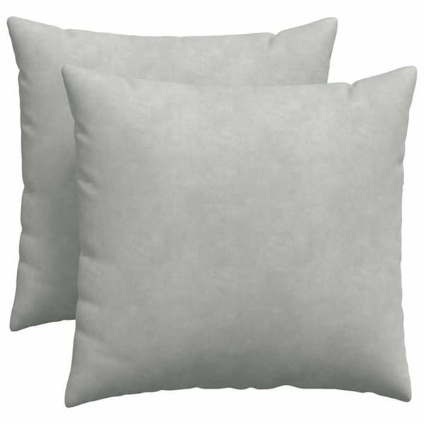 Maison Exclusive - Soffkuddar 2 st Ljusgrå 50 x 50 cm