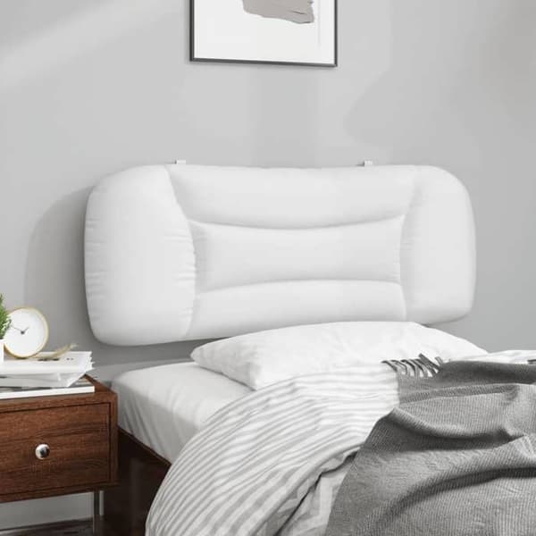 Maison Exclusive - Huvudgavelkudde Hvar vit 100 cm konstläder Vit