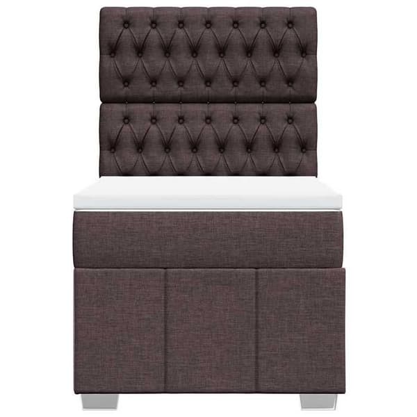 Maison Exclusive - Lakanatukipeite tummanruskea 90x200 cm matolla