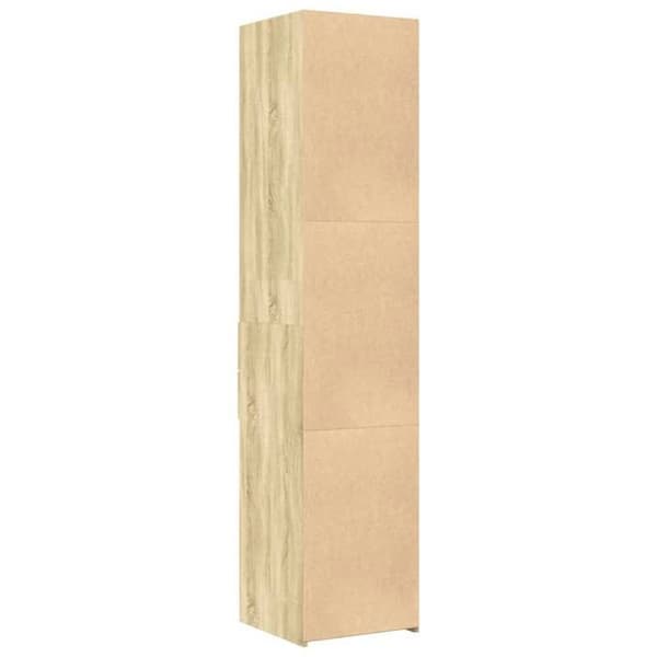 Maison Exclusive - Buffé hög ek sonoma 40x42,5x185 cm ingenjörsträ