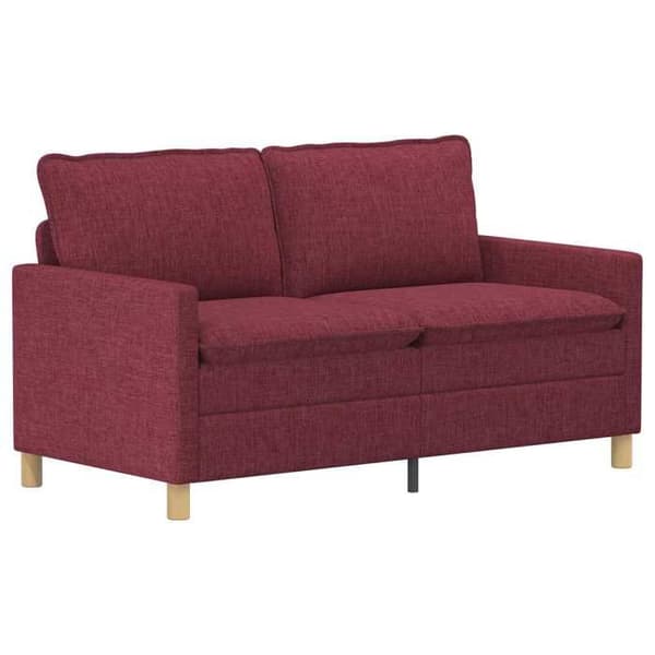 Maison Exclusive - 2-delars Soffgrupp Bordeaux Tyg