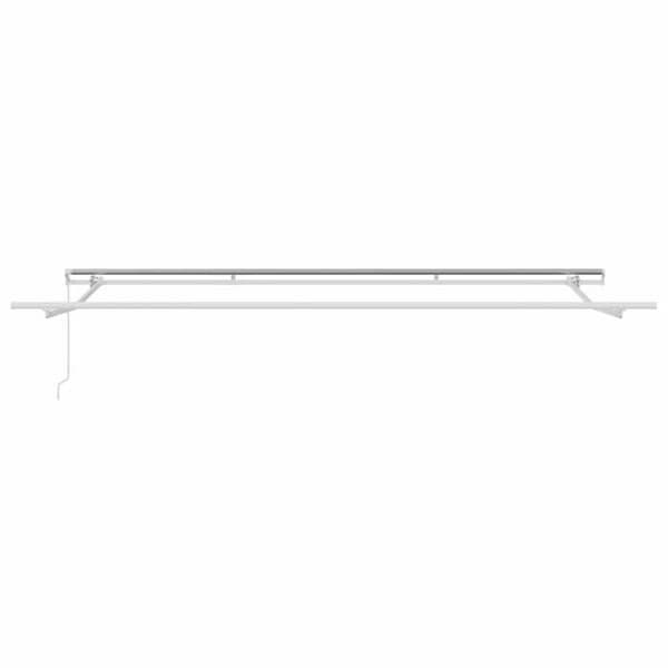 Maison Exclusive - Fällbart tak i grönt och vitt 400 × 300 cm