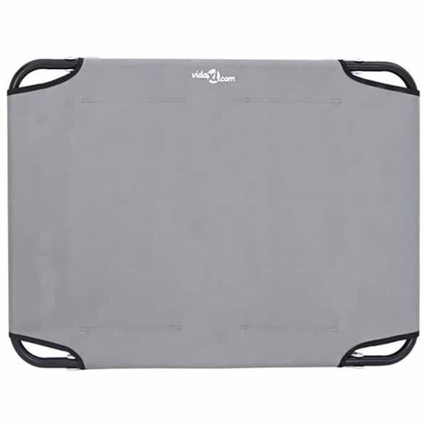 Maison Exclusive - Hundeseng 70 x 46 x 18 cm Lys grå stål