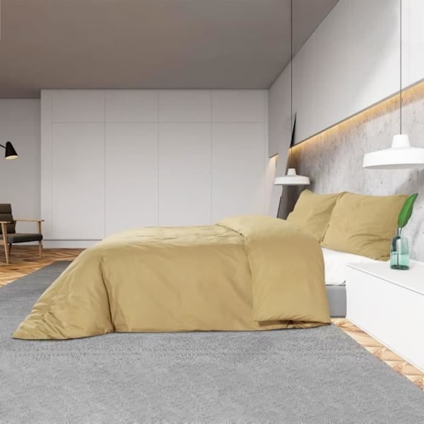 Påslakanset Taupe 200x200 cm Bomull0 [cm] Mol