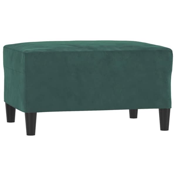 Maison Exclusive - Sæt af 4 sofaer med puder Mørkegrøn Velour