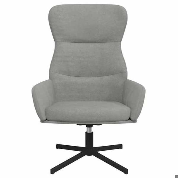 Maison Exclusive - Ljusgrå Velour Relaxstol Ljusgrått