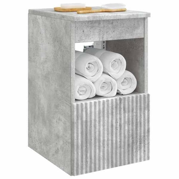 Maison Exclusive - Badeværelsesskab Grå beton 30 x 41 x 50 cm