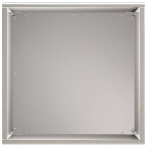Maison Exclusive - Puutarhakori 2 kpl Hopea 40 x 40 x 50 cm Silver