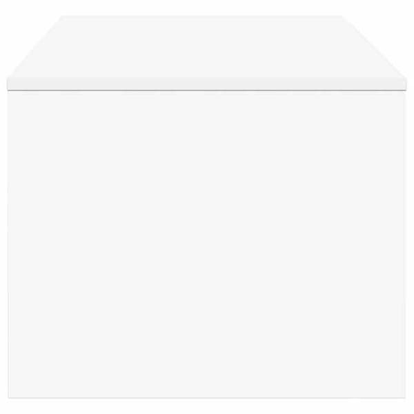 Bord - EKSKLUSIV HUS - 100 x 50 x 40 cm - Ingeniørtræ - Rektangulær - Indbyggede hylder Vit