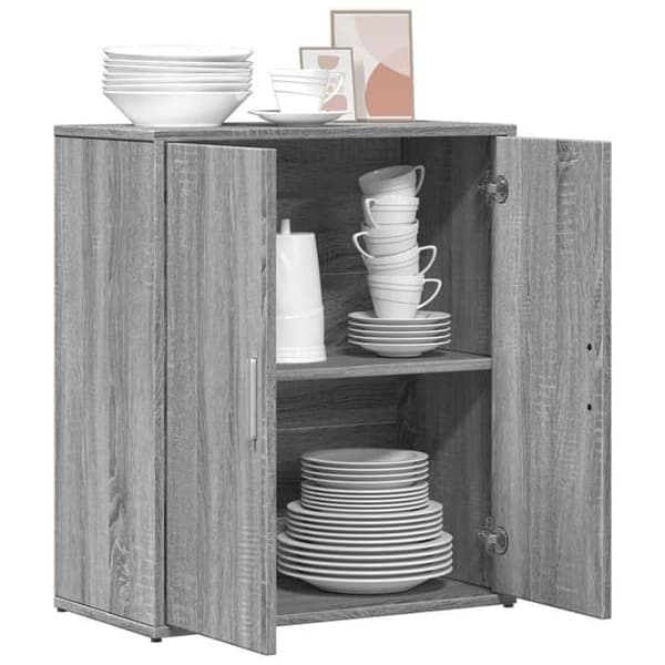 Maison Exclusive - Buffé Sonoma grå 60x31x70 cm ingenjörsträ