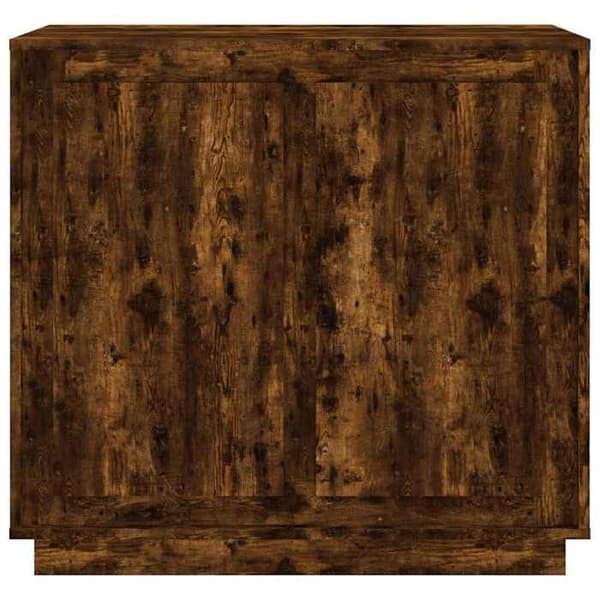 Maison Exclusive - Buffé ek rökig 80x34x75 cm ingenjörsträ