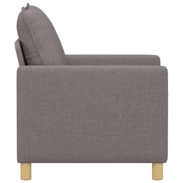 Maison Exclusive - Soffa Taupe 76 x 81 x 87,5 cm Tyg