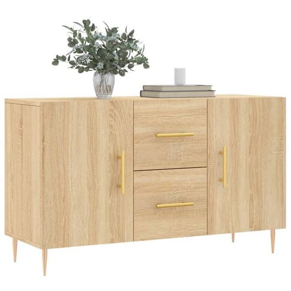 Maison Exclusive - Buffé ek sonoma 100x36x60 cm ingenjörsträ