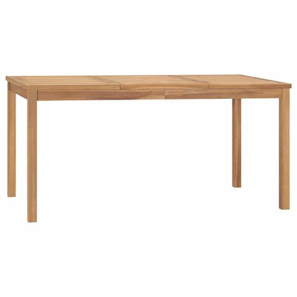 Maison Exclusive - Trädgårds matbord 160x80x77 cm i solid teakträ