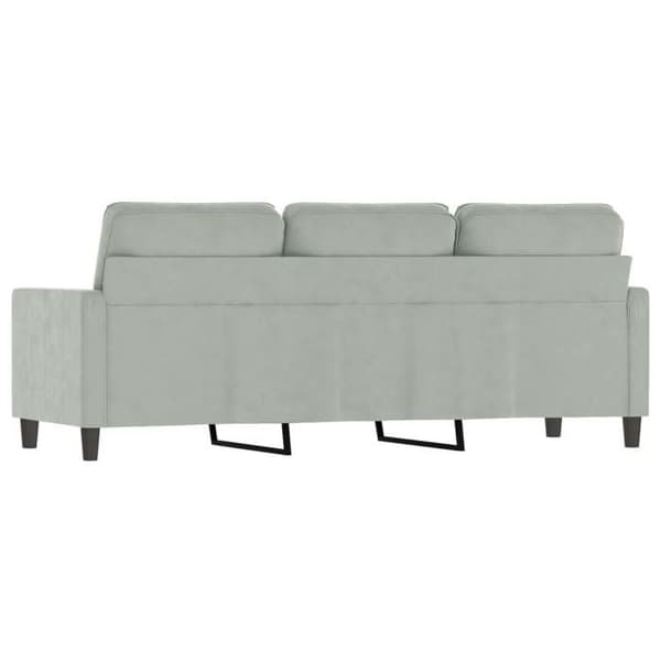 Maison Exclusive - 3-personers Sofa Lys Grå 180 cm Velour