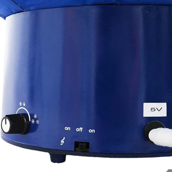 Julgran - EXKLUSIVT HEM - 75 cm - Blå - Snöig - Fallande snö (inbyggd pump) Blå