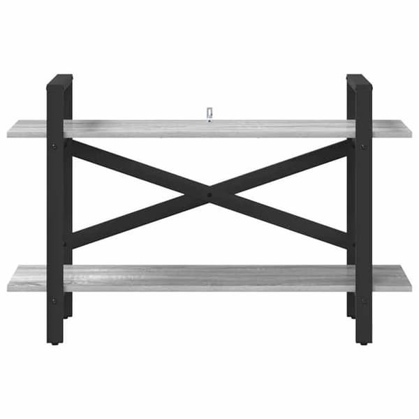 Maison Exclusive - Sonoma hylde grå 100 x 33,5 x 64 cm Ingeniørtræ