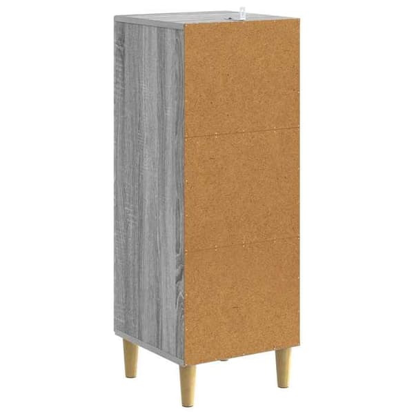 Maison Exclusive - Buffé Sonoma grå 33 x 34,5 x 90 cm Ingenjörsträ