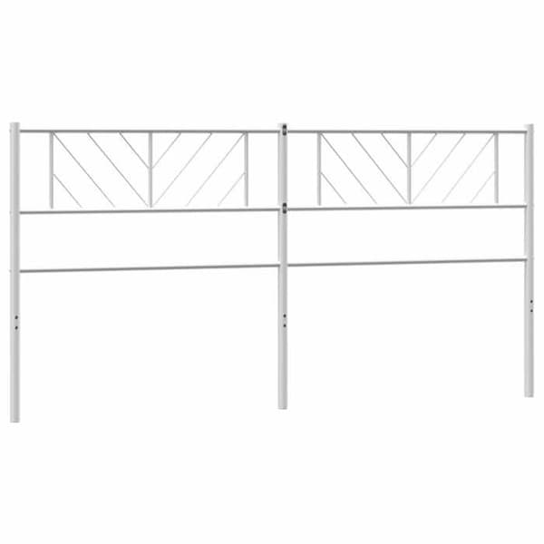 Hovedgærde - EKSKLUSIV HUS - Klassisk - 200 cm - Malet epoxy stål - Hvid Vit