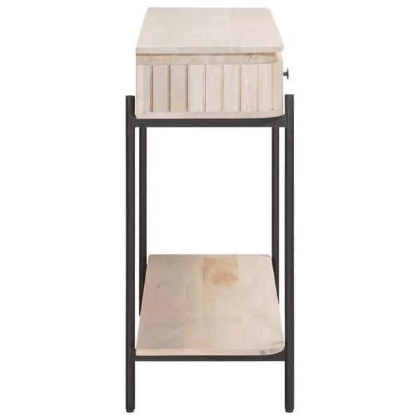 Maison Exclusive - Handgjord sidobord Vit 100 x 30 x 76 cm Vit