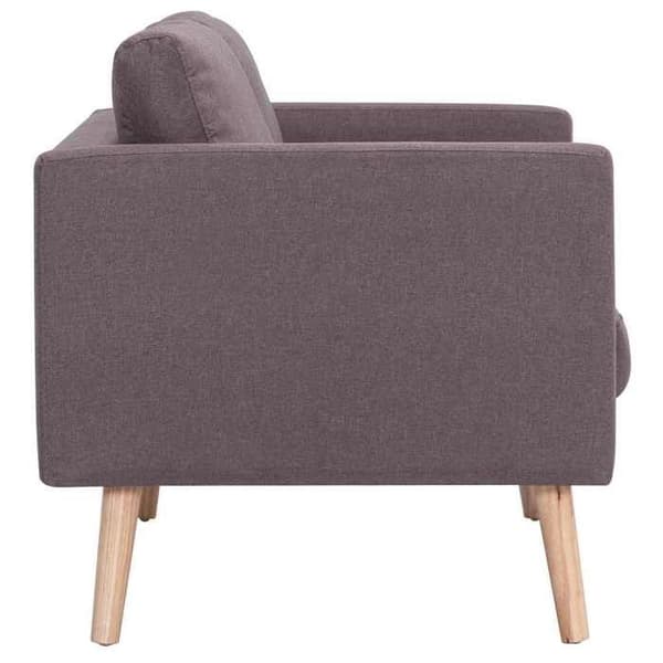 Maison Exclusive - 3-paikkainen taupe-kangas sohva Mol