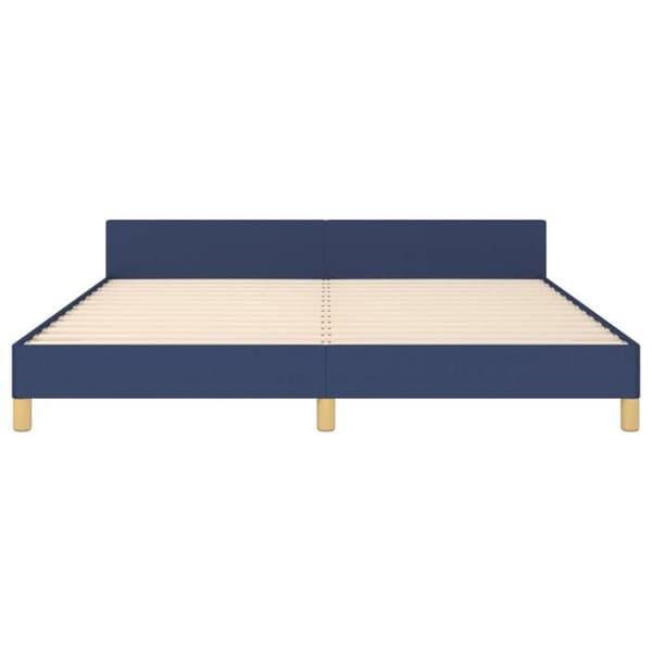Maison Exclusive - Sengestel uden madras blå 180x200 cm stof