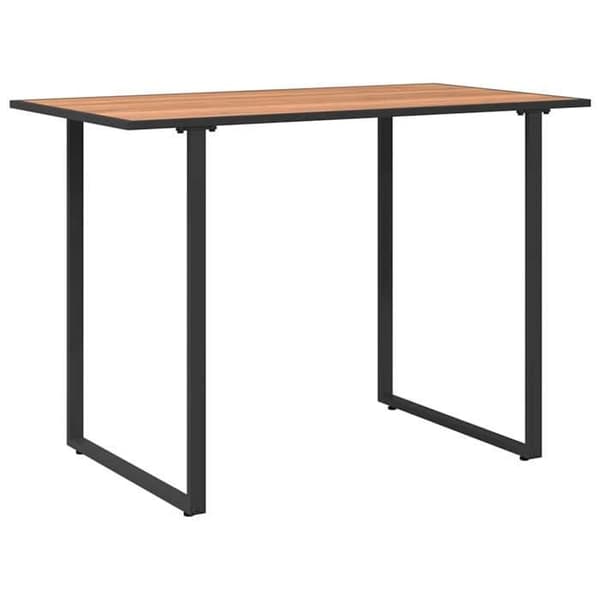 Havemøbel - EKSKLUSIV HUS - Moderne - Brun - 100x55x70 cm - Træplade, stålben brun