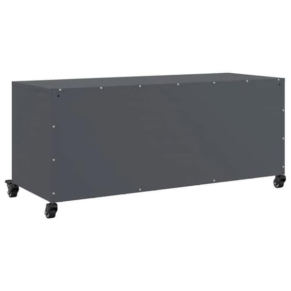 Maison Exclusive - TV-möbel antracit 100,5x39x43,5 cm stål antracit