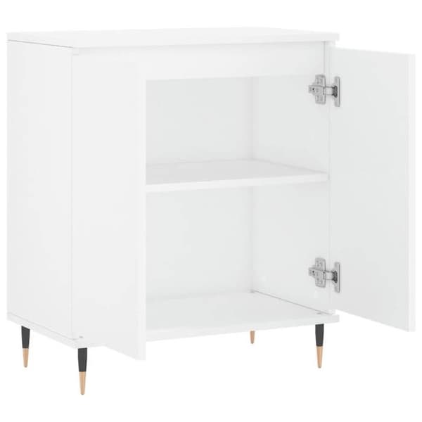 Maison Exclusive - Hvid Buffet 60x35x70 cm Ingeniørtræ