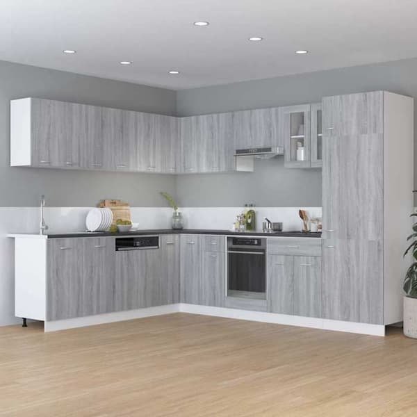 Maison Exclusive - Underskabs kommode "Lyon" Grå Sonoma 30 x 46 x 81,5 cm Ingeniørtræ