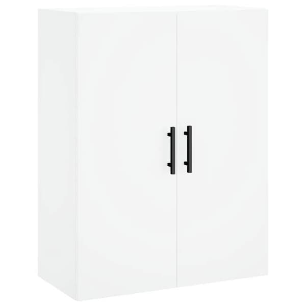 Maison Exclusive - Buffé hög Vit 69,5x34x180 cm Ingenjörsträ Vit
