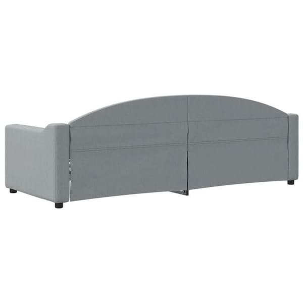 Maison Exclusive - Vaaleanharmaa 80x200 cm kangas ilman patjaa Ljusgrått