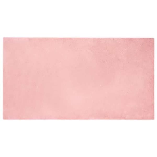 Matto - MAISON EXCLUSIVE - OLITE - Tekoturkki polyesteri - Vaaleanpunainen - 60 x 110 cm Ros