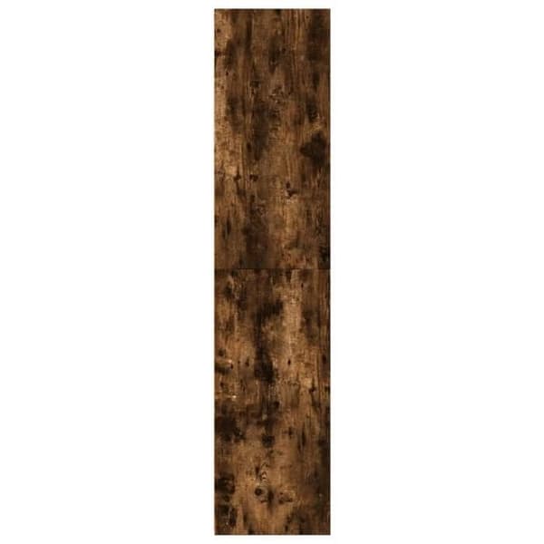 Maison Exclusive - Buffé hög rökt ek 40x41x185 cm ingenjörsträ