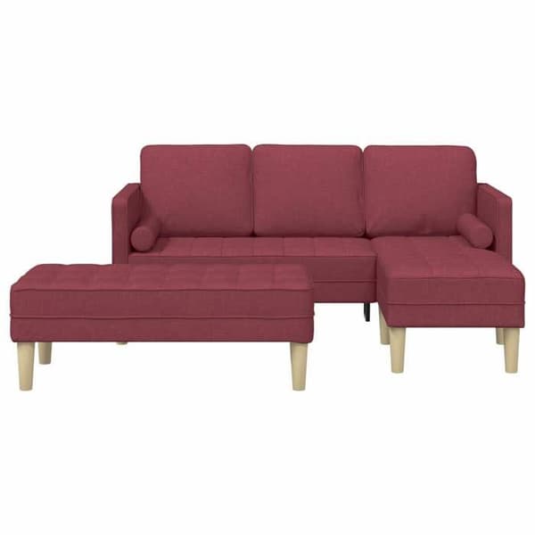 Maison Exclusive - 2 kpl sohvasetti Bordeaux polyesteri
