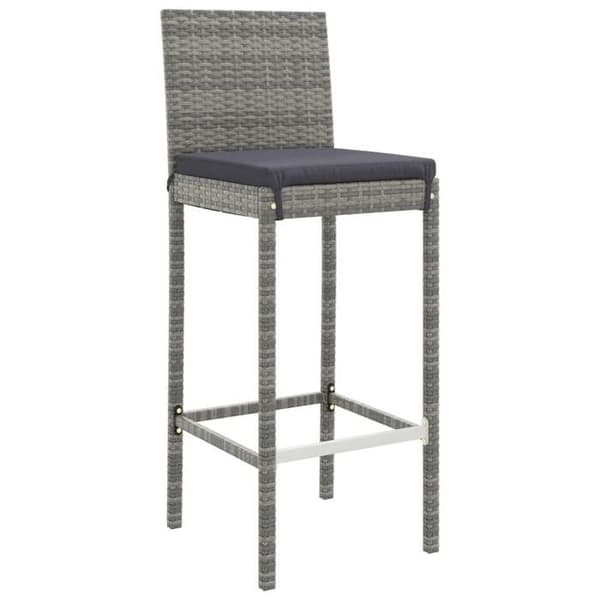 Havemøbel sæt - Maison Exclusive - Grå - Flettet harpik (poly rattan) - 5 dele