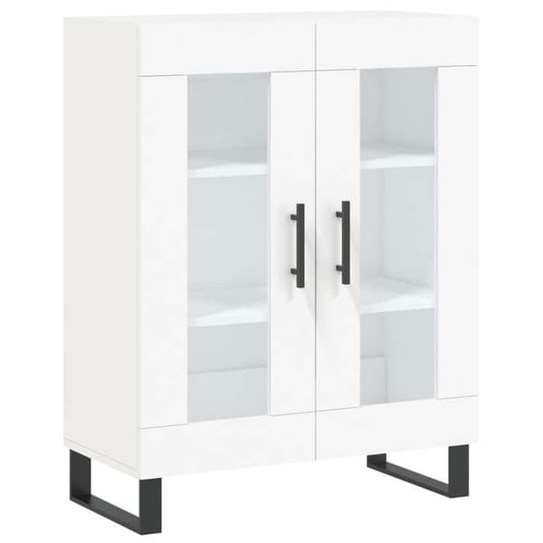 Maison Exclusive - Vit buffé 69,5x34x90 cm ingenjörsträ