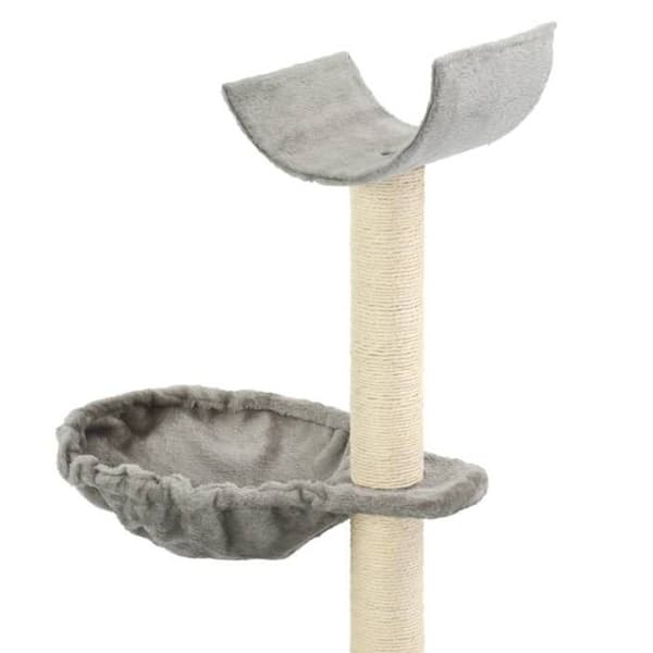 Maison Exclusive - Klösträd med sisalklösträd 105 cm Grå Grå