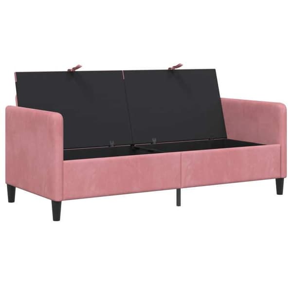 Maison Exclusive - Sohva säilytystilalla, Vaaleanpunainen 172 x 78 x 87 cm Polyesteri