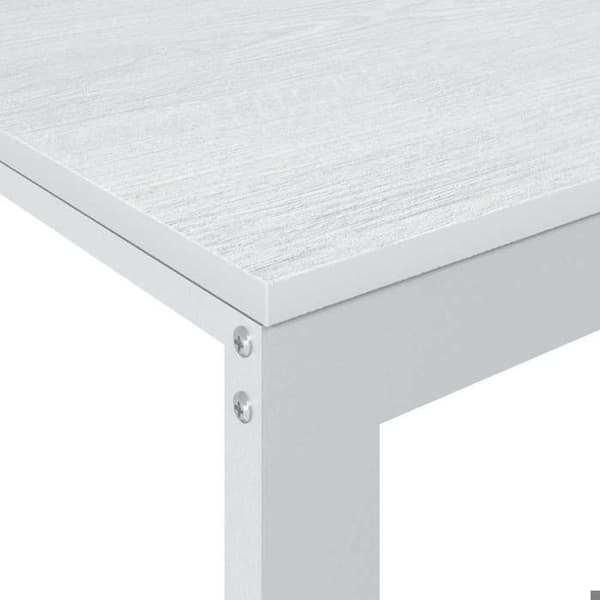 Maison Exclusive - Computerbord hvid 110 x 60 x 73 cm spånplade