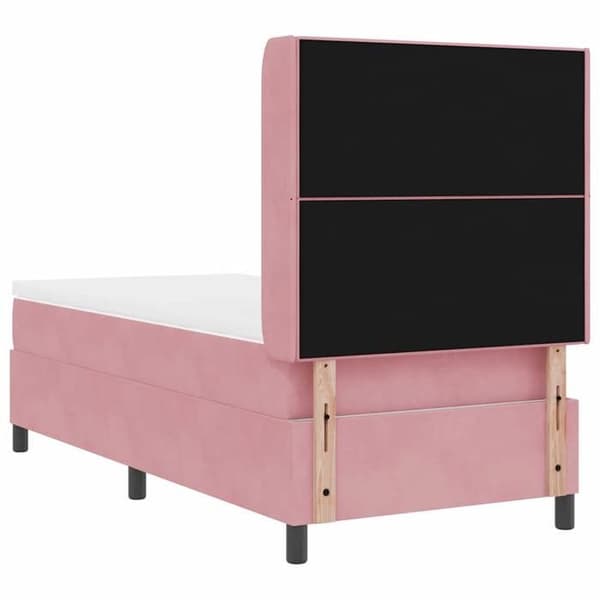 Maison Exclusive - Jousipatja ruusupäällysteellä 90 x 190 cm Sametti