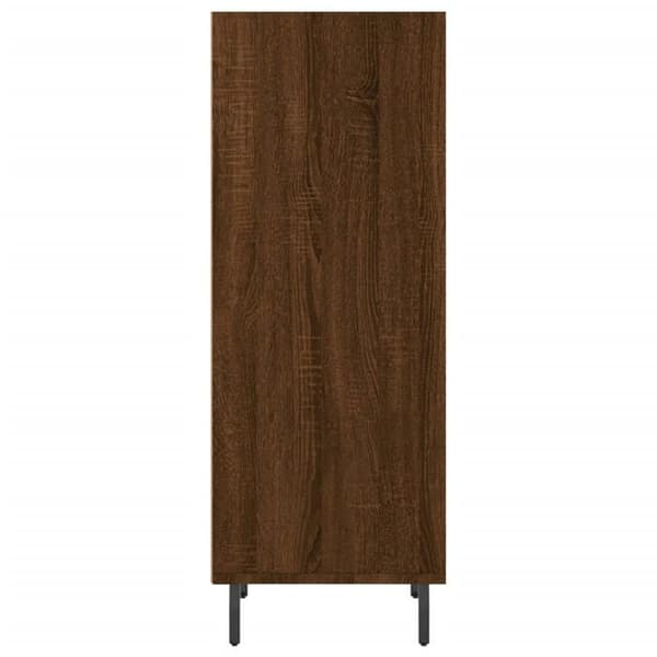 Maison Exclusive - Buffé ek brun 34,5x32,5x90 cm ingenjörsträ