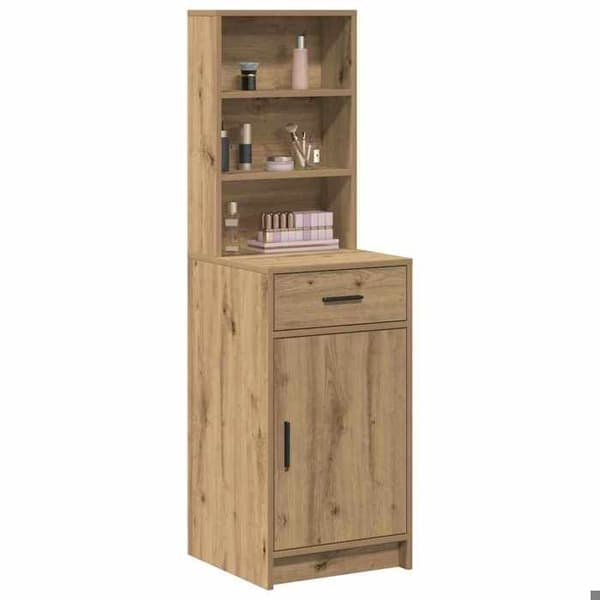 Buffet høj - EKSKLUSIV HUS - Håndlavet eg - Ingeniørtræ - Mat finish - 41 x 40 x 135 cm Ej specificerat