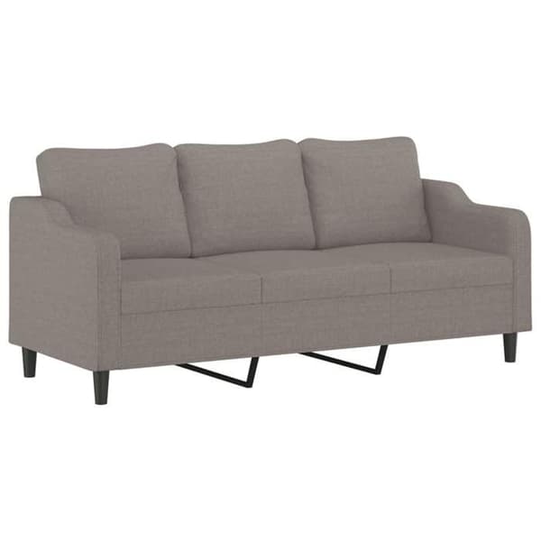 Maison Exclusive - 3 kpl:n sohvasetti tyynyillä, taupe kangas