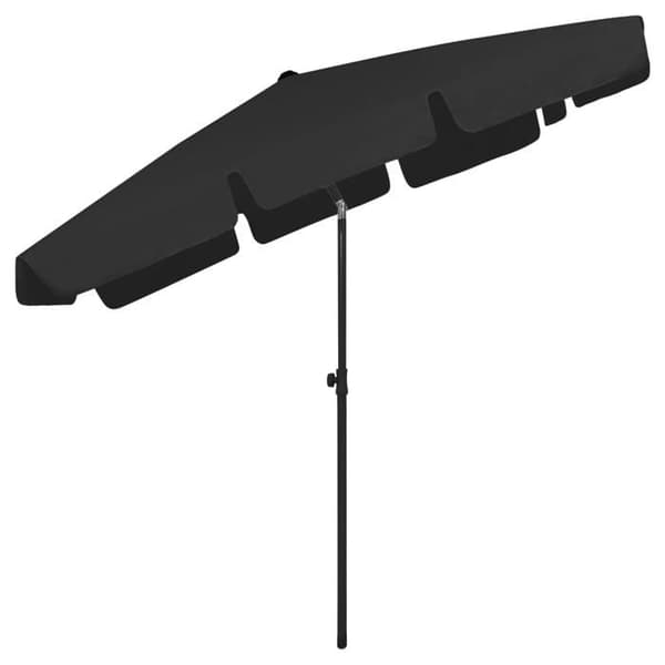 Maison Exclusive - Musta rantavarjo 200x125 cm Svart