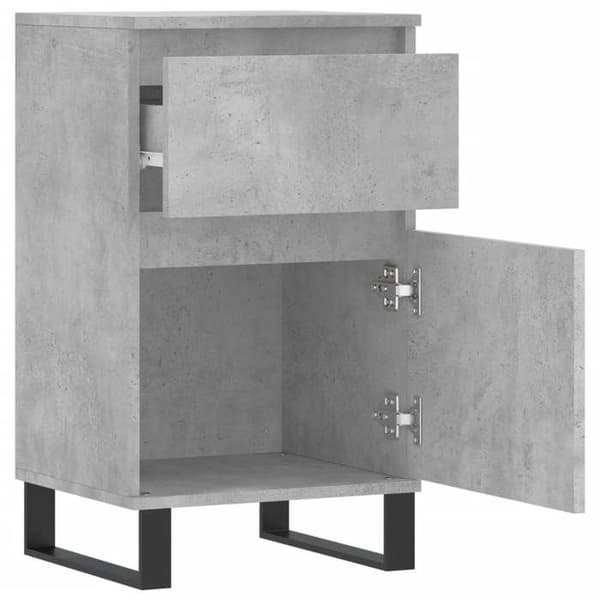 Maison Exclusive - Buffet grå beton 40x35x70 cm ingeniørtræ