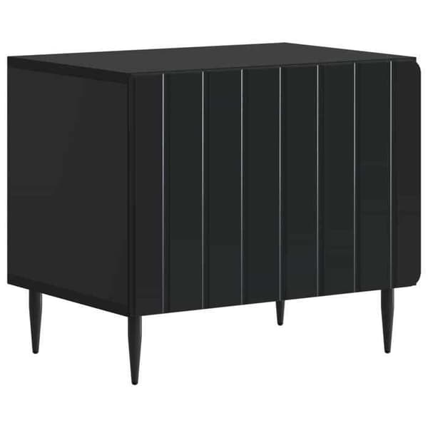 Maison Exclusive - TV Møbel Sort Ingeniørtræ